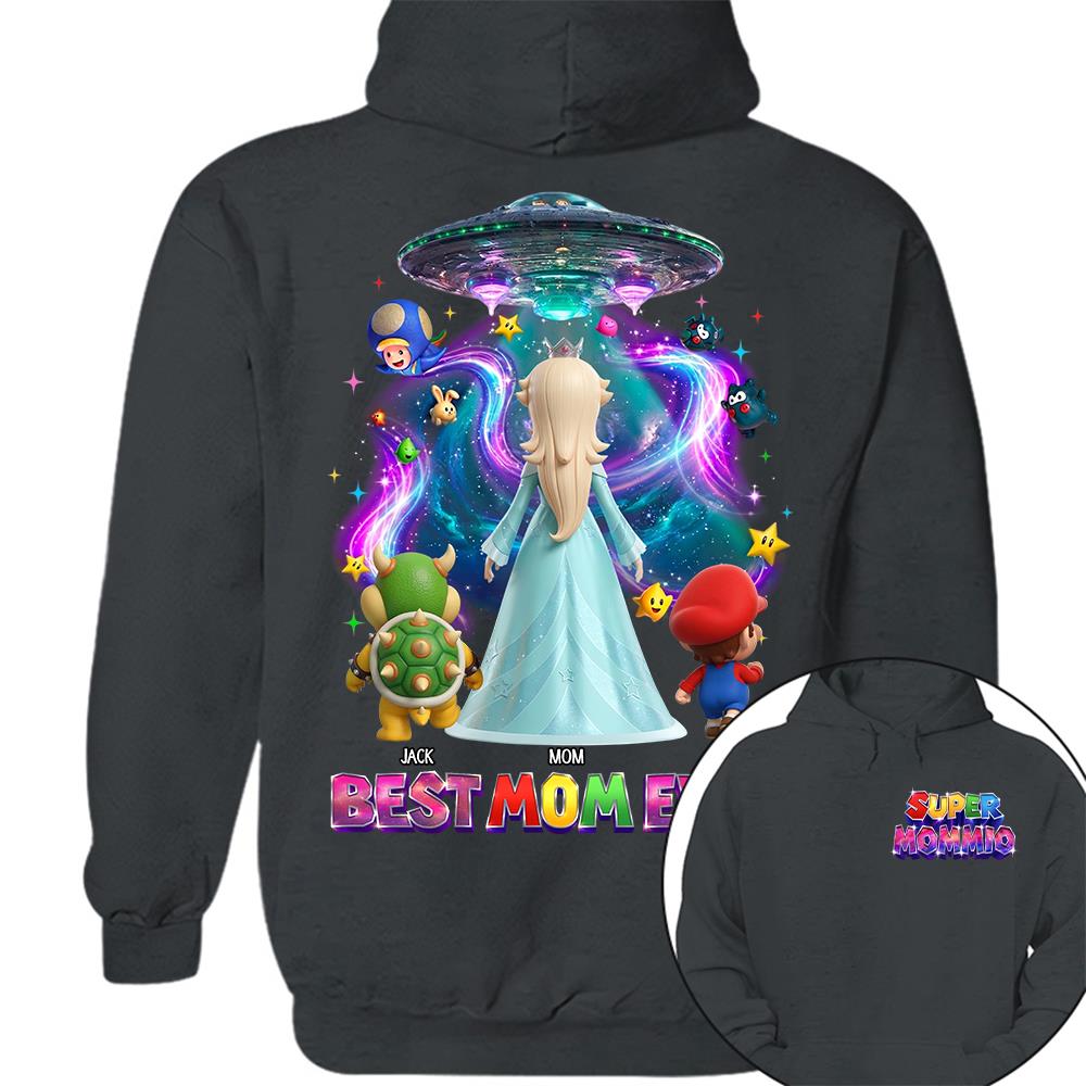 Galaxy Space Super Mommio Custom Shirt, Gift For Mom L0411 