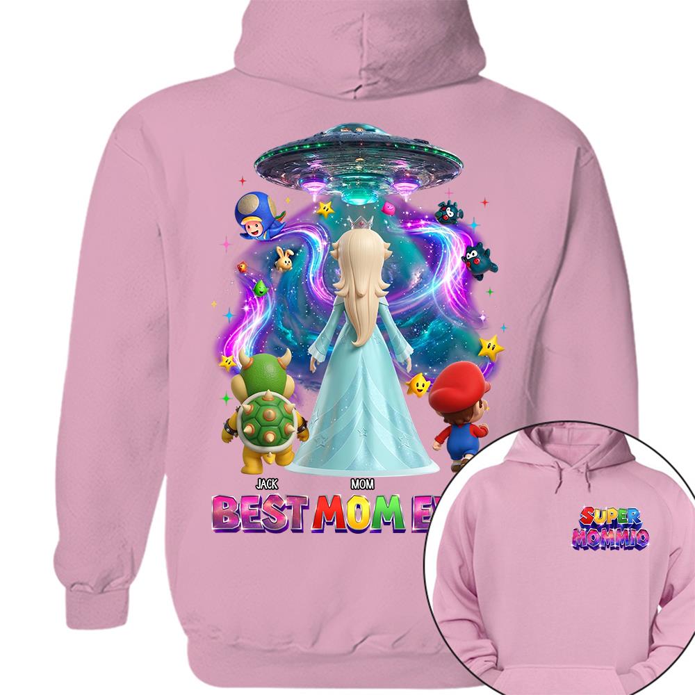 Galaxy Space Super Mommio Custom Shirt, Gift For Mom L0411 