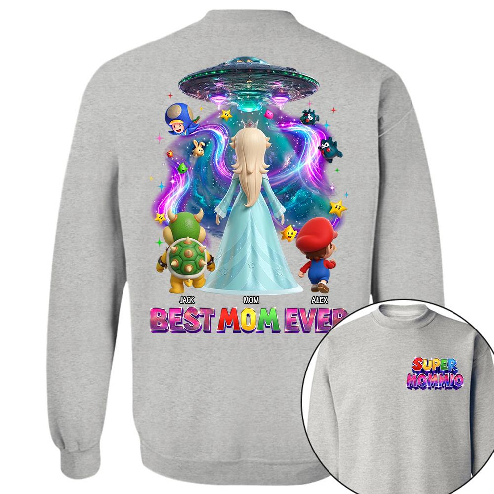Galaxy Space Super Mommio Custom Shirt, Gift For Mom L0411 
