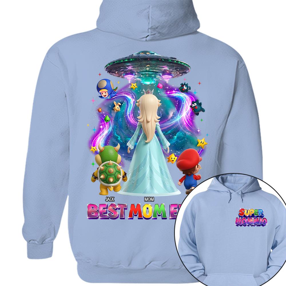 Galaxy Space Super Mommio Custom Shirt, Gift For Mom L0411 