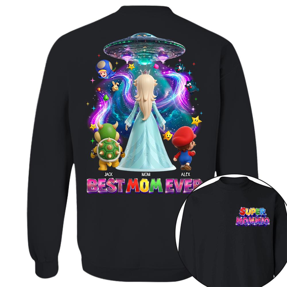 Galaxy Space Super Mommio Custom Shirt, Gift For Mom L0411 