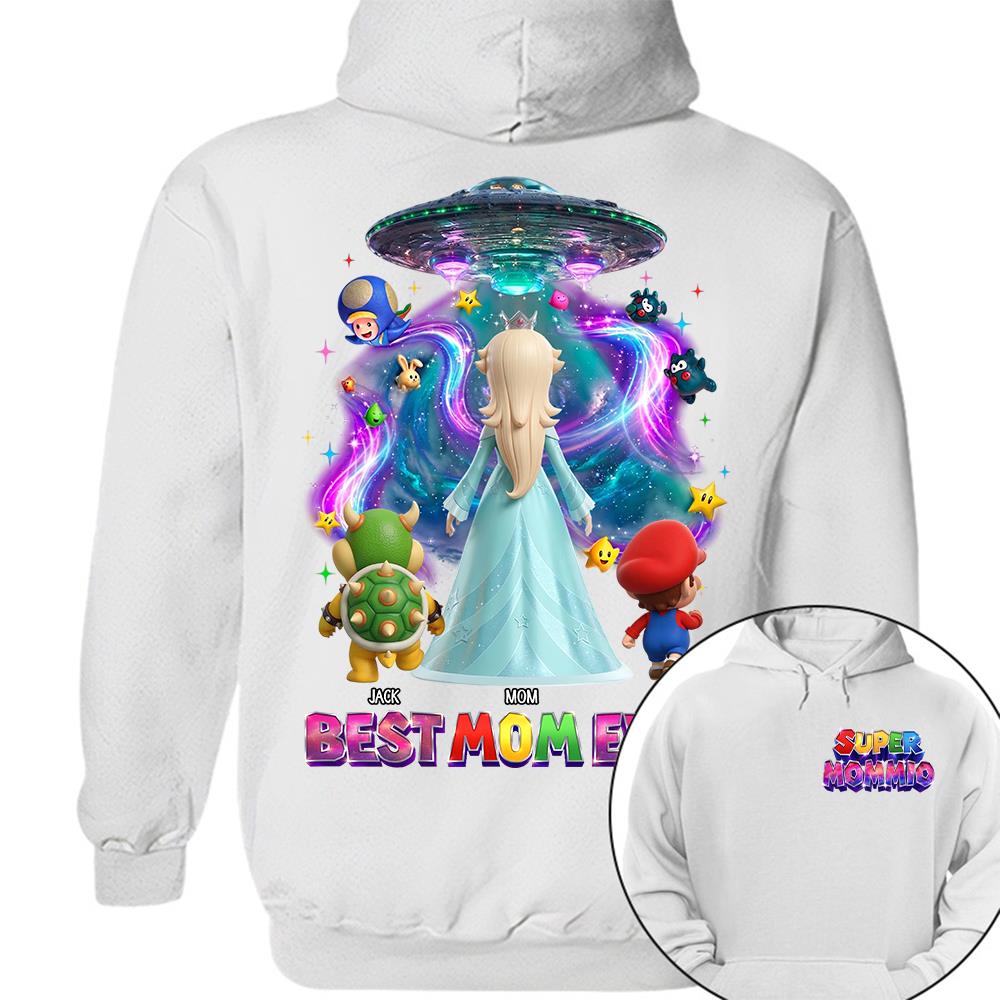 Galaxy Space Super Mommio Custom Shirt, Gift For Mom L0411 