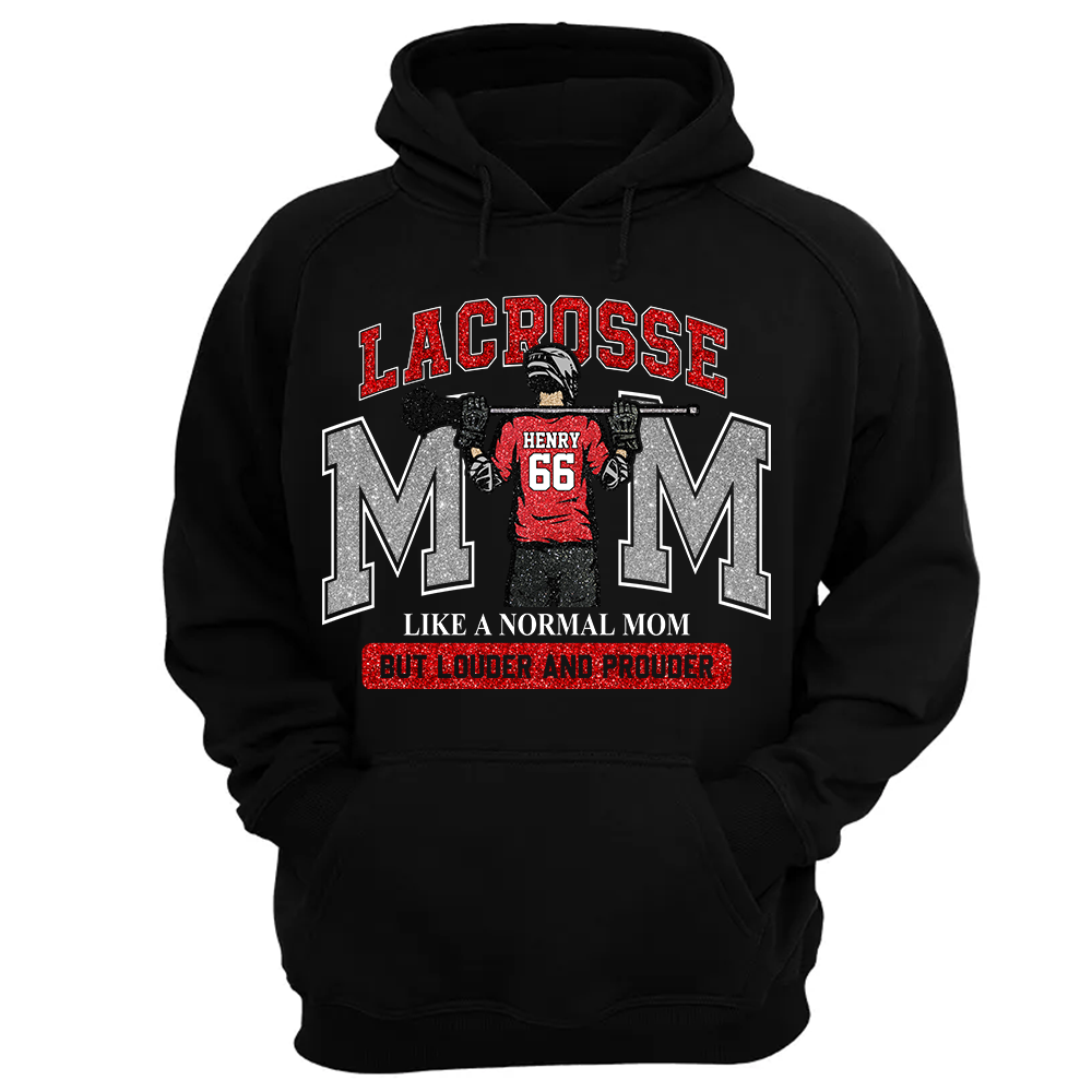 Personalized Lacrosse Mom Shirt, Custom Lacrosse Sports Mom Nickname Shirt, Gift For Sports Family T1807 TH23