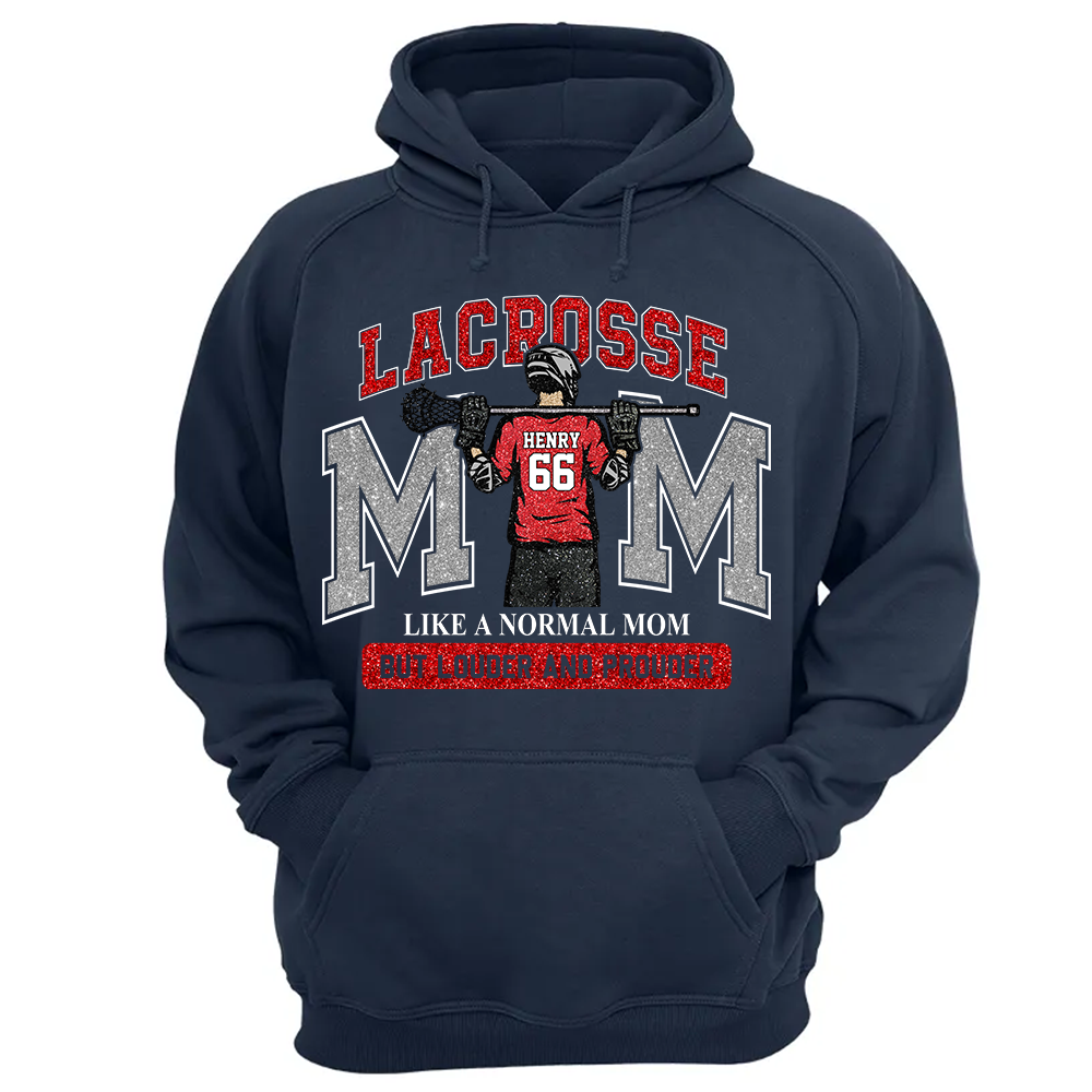 Personalized Lacrosse Mom Shirt, Custom Lacrosse Sports Mom Nickname Shirt, Gift For Sports Family T1807 TH23