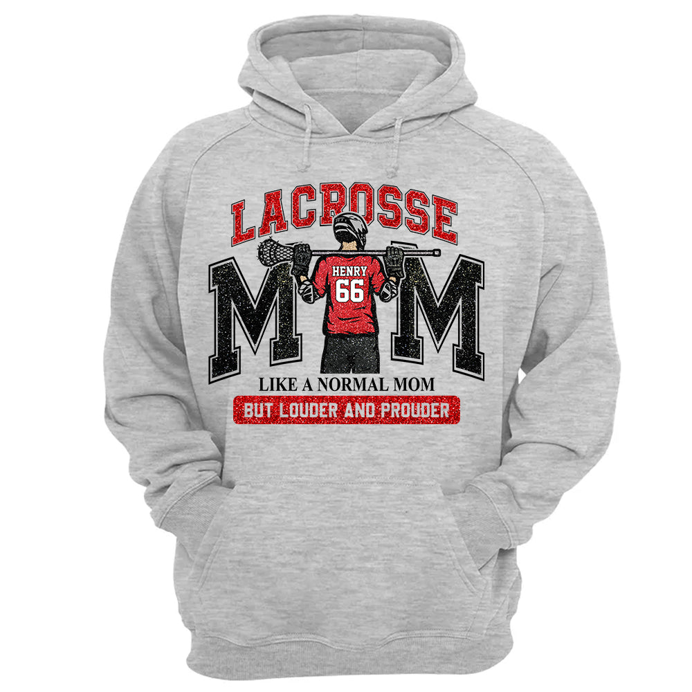 Personalized Lacrosse Mom Shirt, Custom Lacrosse Sports Mom Nickname Shirt, Gift For Sports Family T1807 TH23