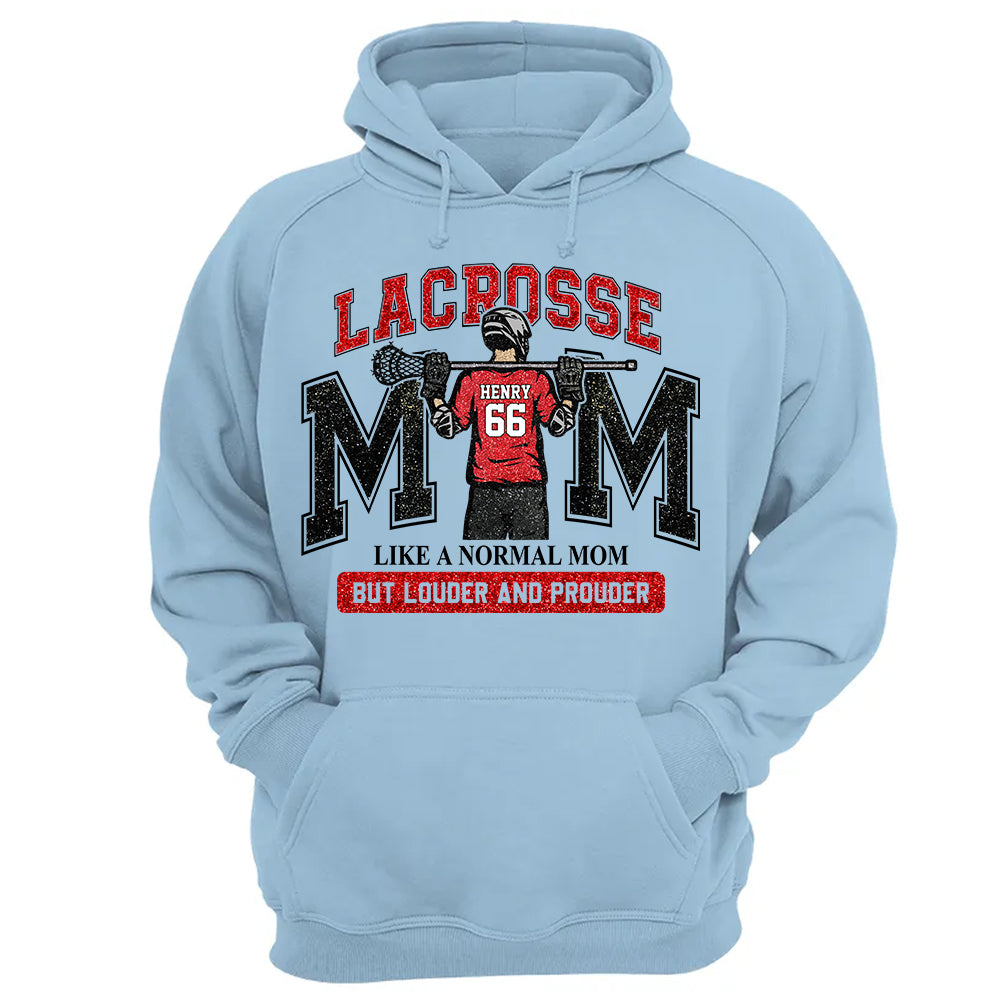 Personalized Lacrosse Mom Shirt, Custom Lacrosse Sports Mom Nickname Shirt, Gift For Sports Family T1807 TH23