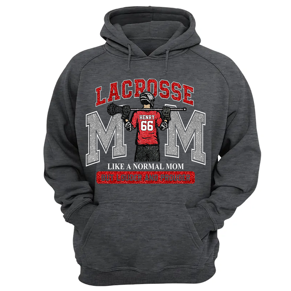 Personalized Lacrosse Mom Shirt, Custom Lacrosse Sports Mom Nickname Shirt, Gift For Sports Family T1807 TH23