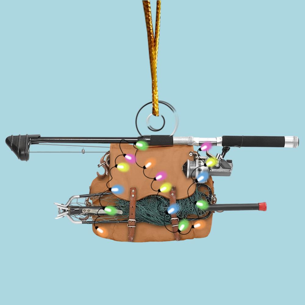 Custom Fishing Boots Ornament - Personalized Acrylic Ornament Nh00