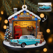 Personalized Christmas Car Ornament - Garage Ornament A2110 Li29