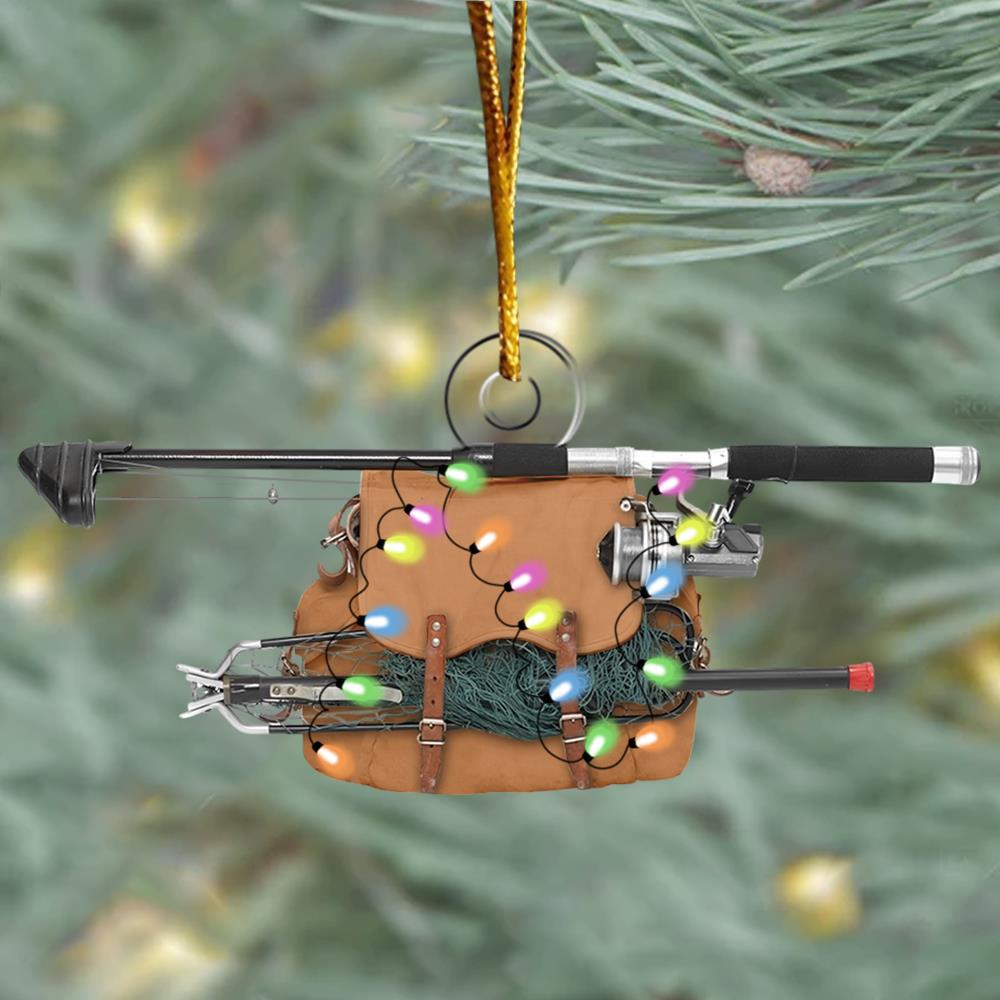 Custom Fishing Boots Ornament - Personalized Acrylic Ornament Nh00