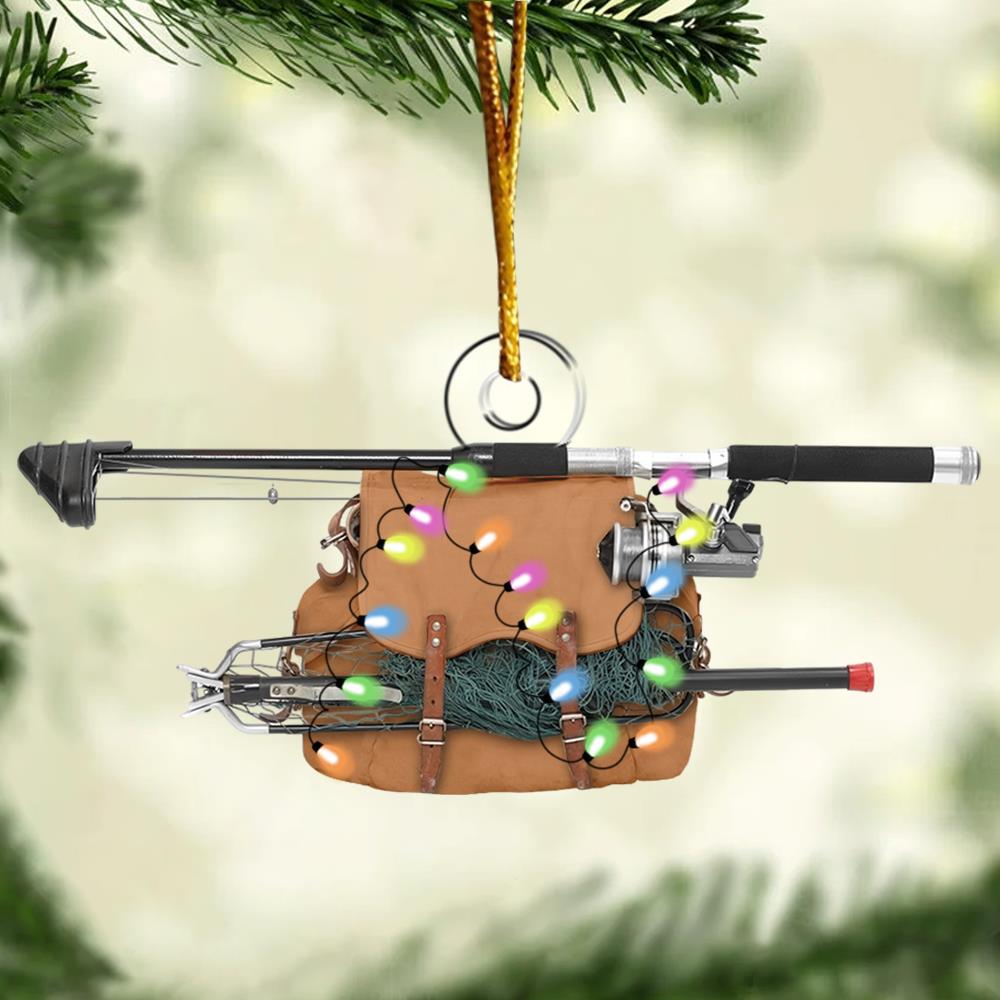 Custom Fishing Boots Ornament - Personalized Acrylic Ornament Nh00