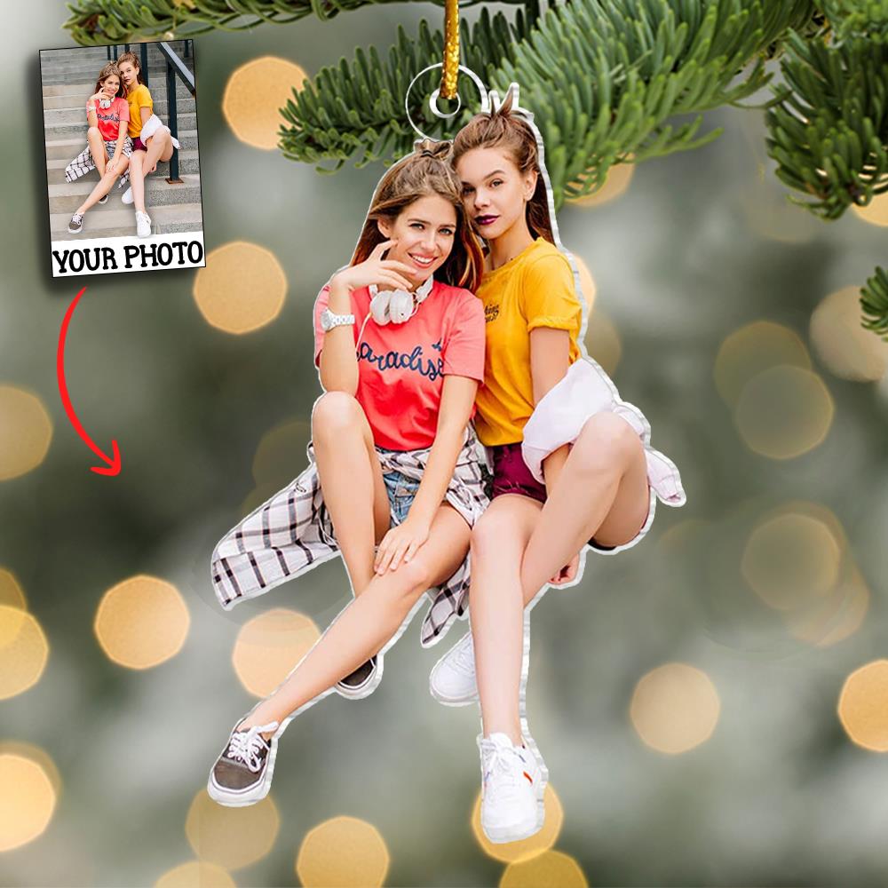 Custom Photo Ornament, Personalized Christmas Ornaments 2024, Picture Ornament for Christmas Tree, Photo Ornament, Best Gift for Christmas 2024