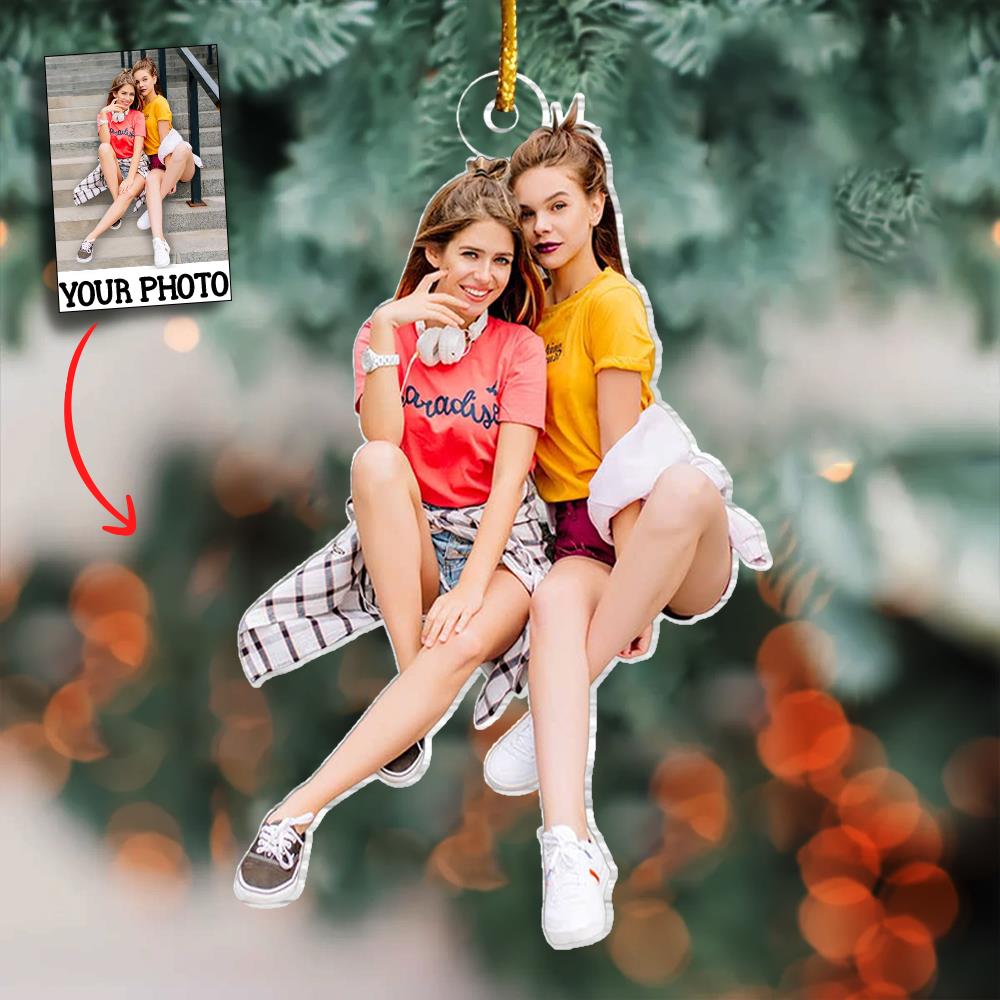 Custom Photo Ornament, Personalized Christmas Ornaments 2024, Picture Ornament for Christmas Tree, Photo Ornament, Best Gift for Christmas 2024