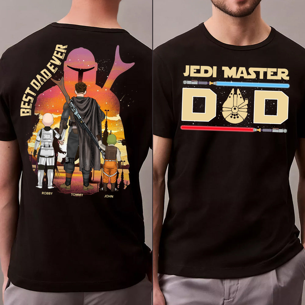 Jedi Master Dad - Personalized Shirt For Dad Pt99