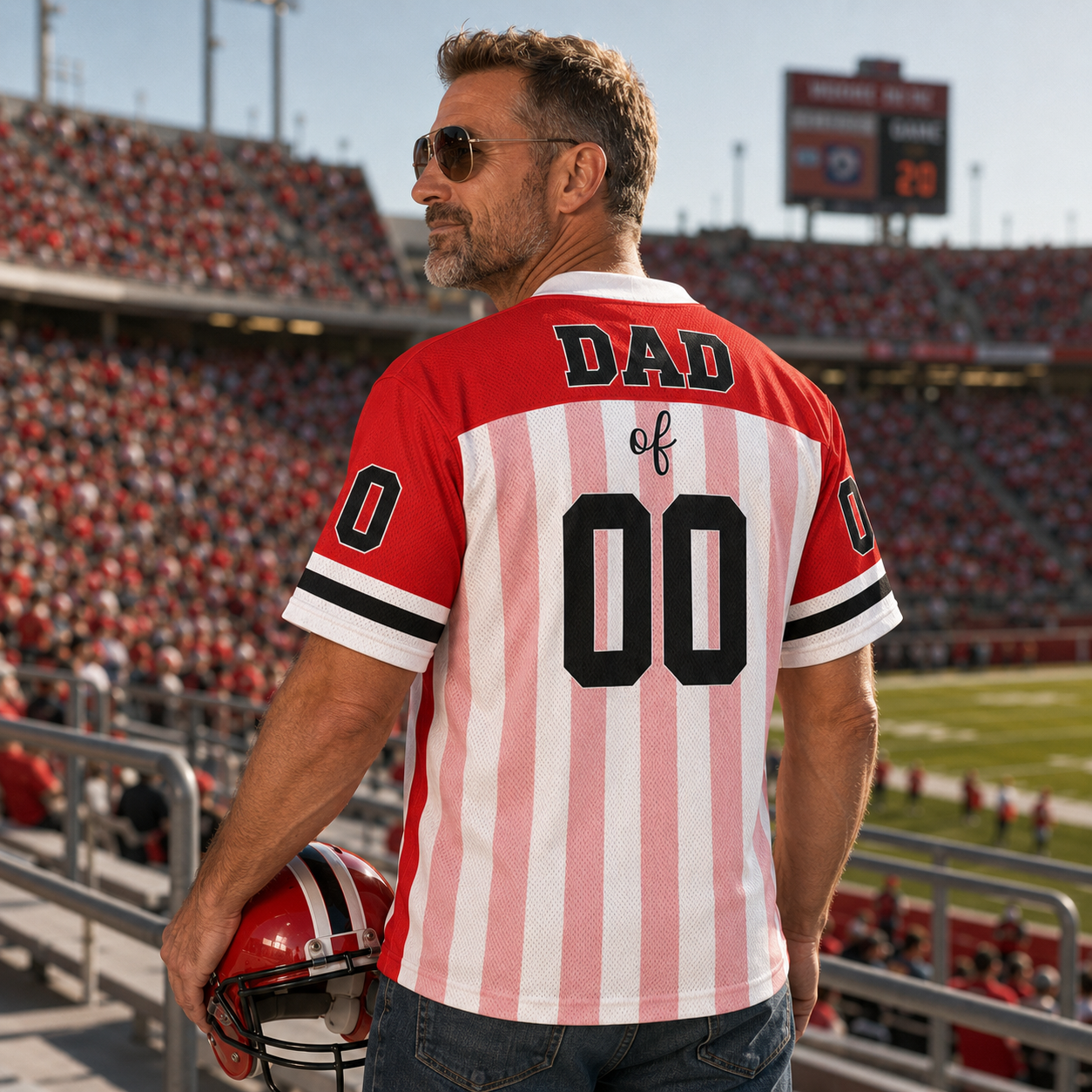 Custom Football Mom Shirt Football Jersey Gift For Her Him Sports Mom L0411 Pt99