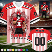 Custom Football Mom Shirt Football Jersey Gift For Her Him Sports Mom L0411 Pt99