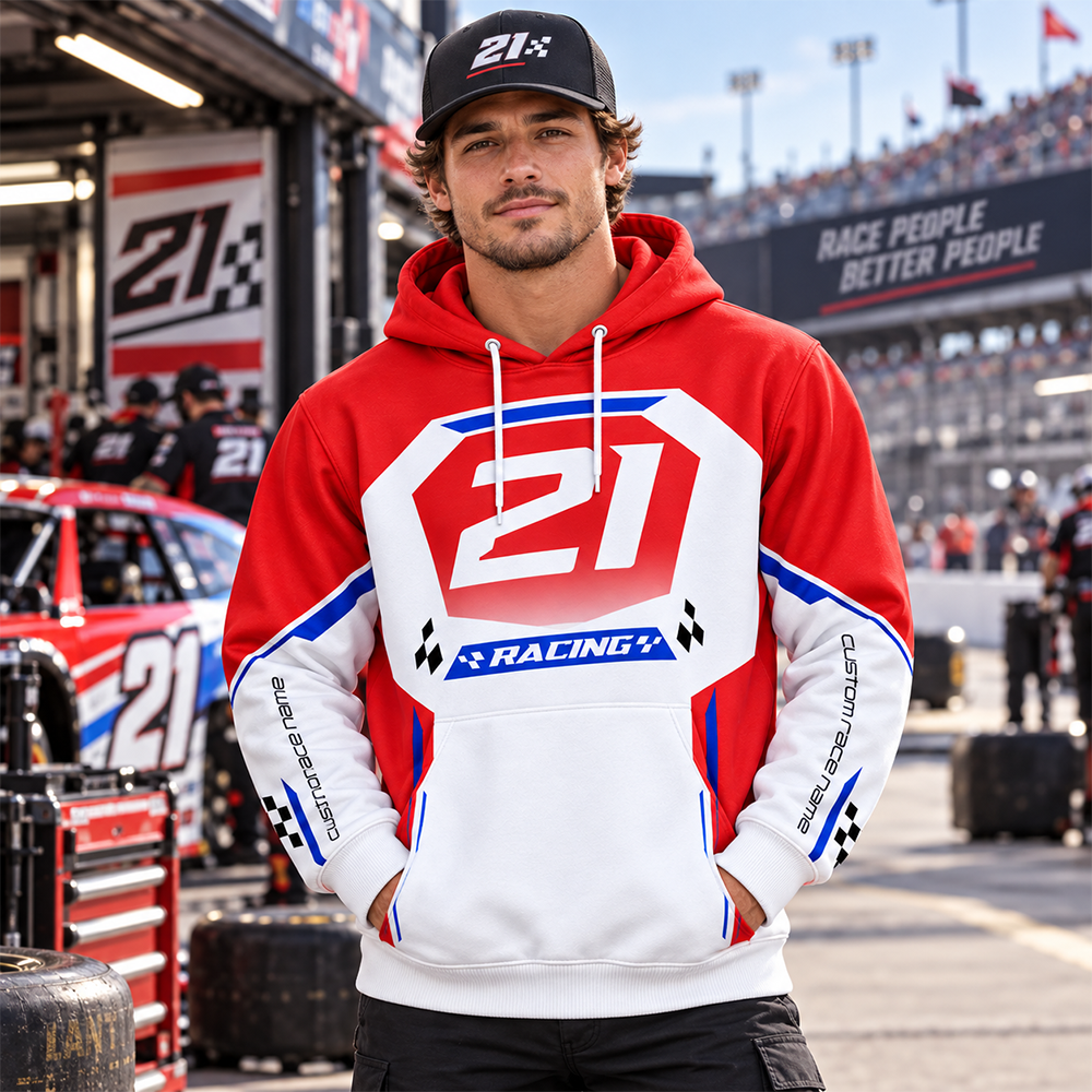Custom Photo Race Car Hoodie Shirt - Personalized Hoodie Shirt For Racing Fan A2110 Hv01