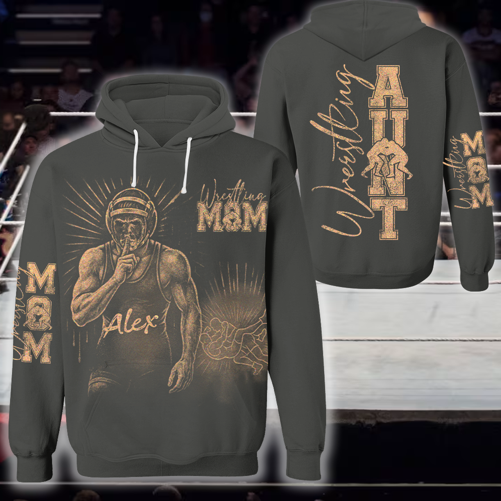 Personalized Bleach Style Wrestling Player Shirt For Sport Wrestling Mom Nh00