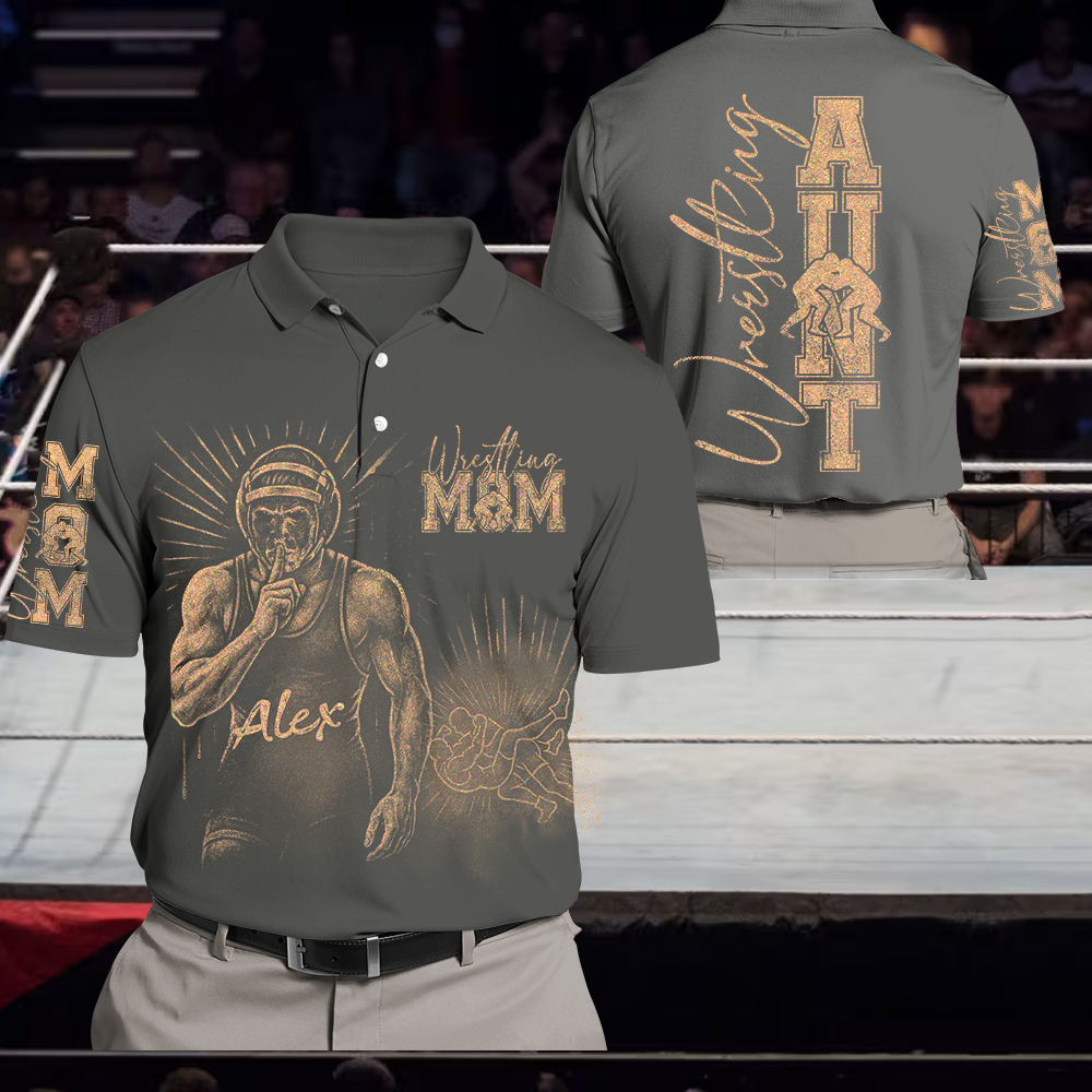 Personalized Bleach Style Wrestling Player Shirt For Sport Wrestling Mom Nh00