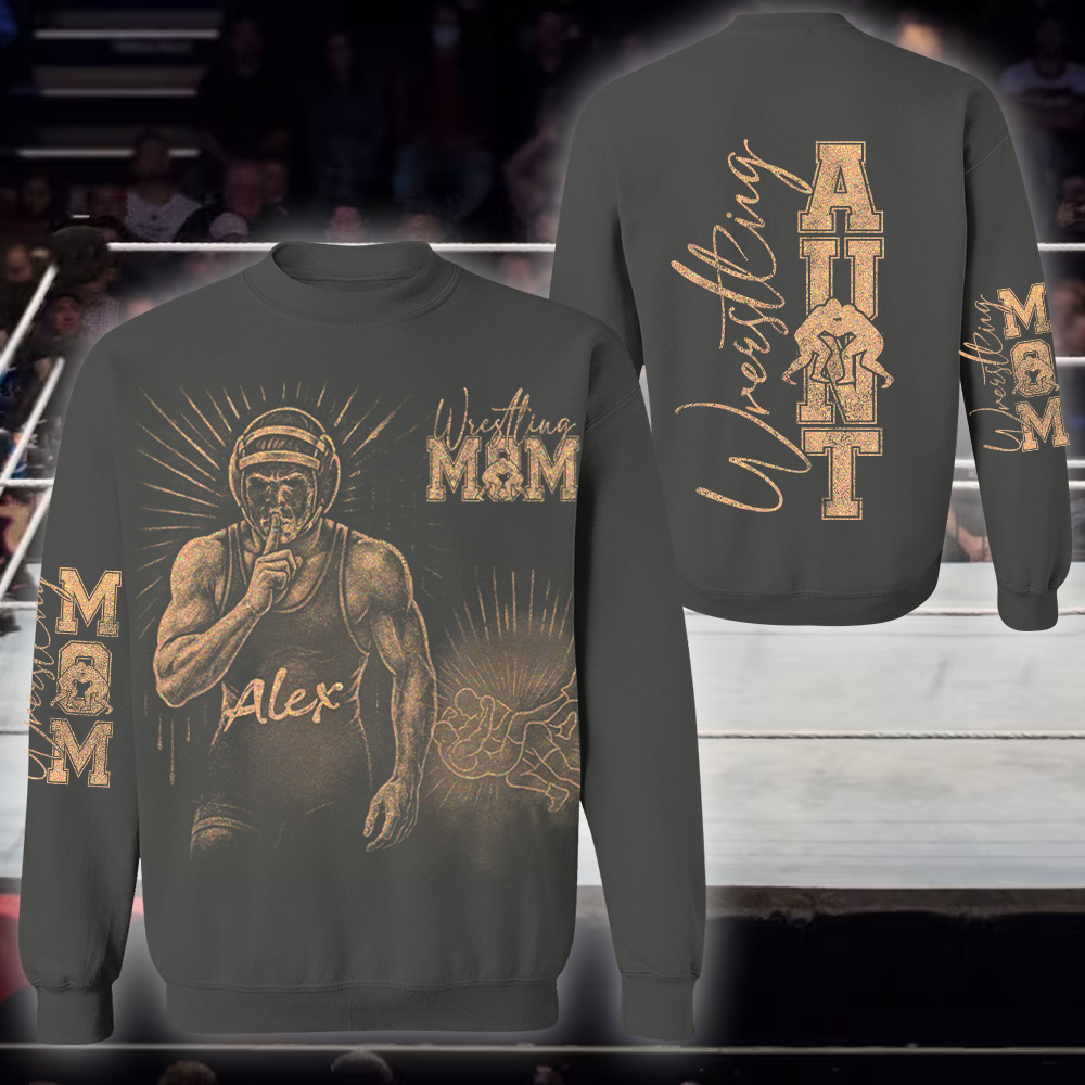 Personalized Bleach Style Wrestling Player Shirt For Sport Wrestling Mom Nh00