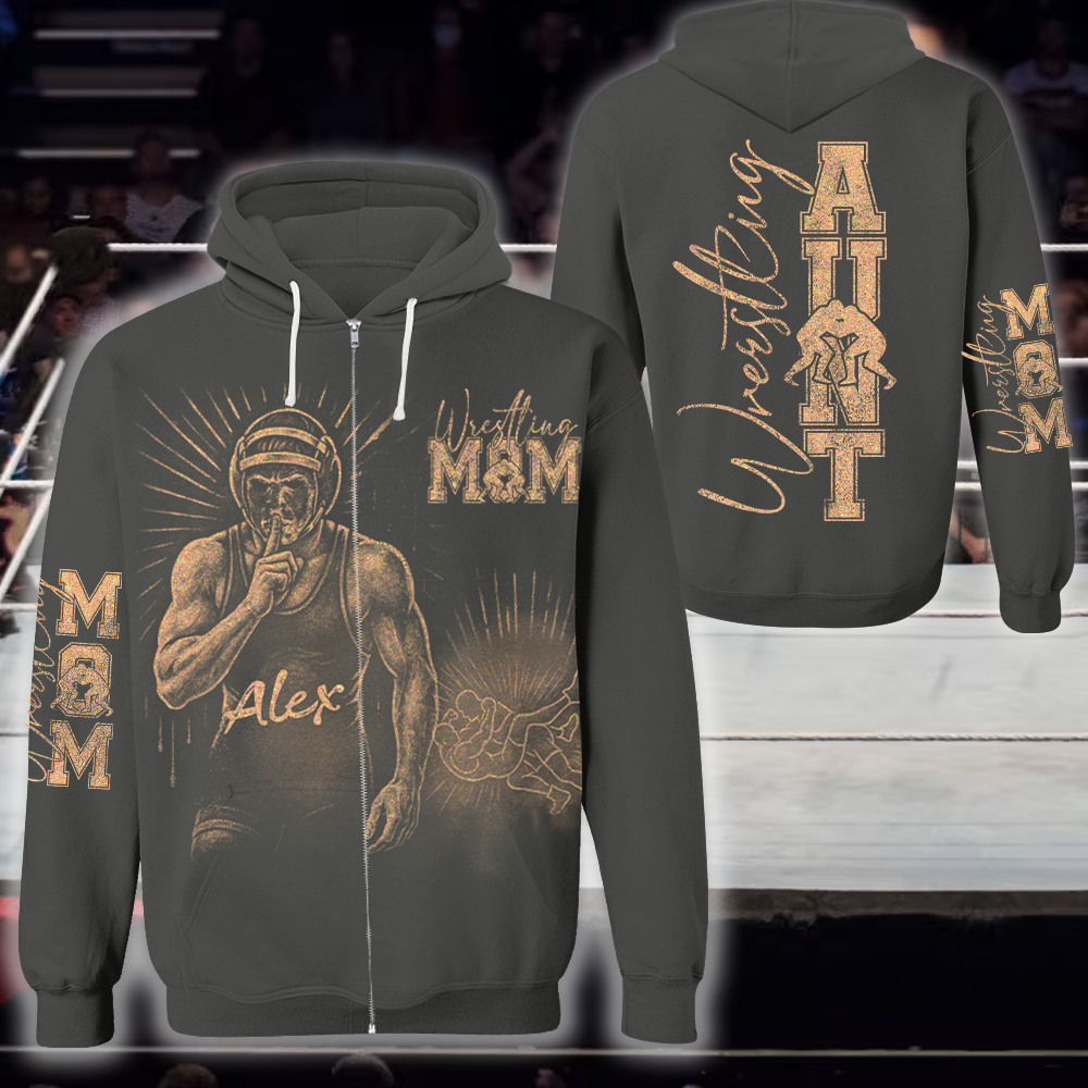 Personalized Bleach Style Wrestling Player Shirt For Sport Wrestling Mom Nh00