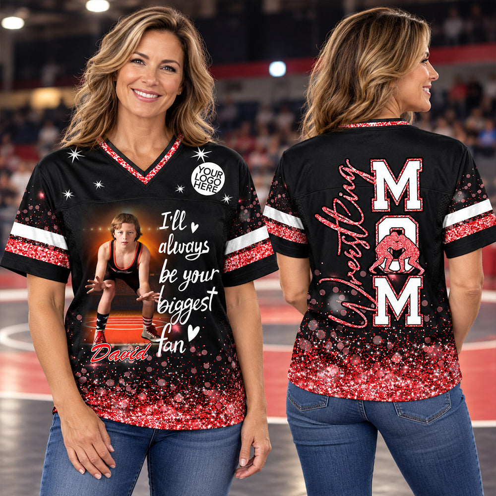 Wrestling Mom - Personalized All Over Print Shirt For Wrestling Lovers NA04 - NV01 - VN09