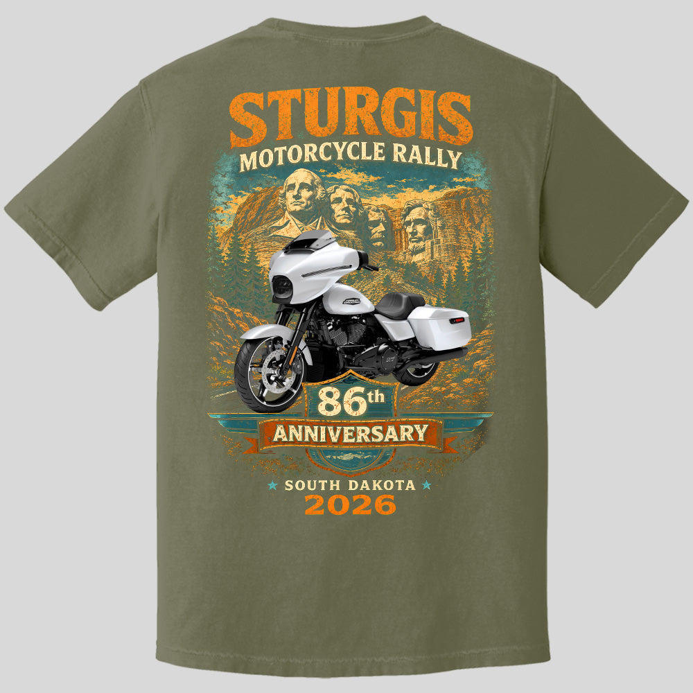 Celebrate 86th Anniversary -  2026 Sturgis Motorcycle Rally Black Hills Gold - Personalized Upload Vehicle Photo For Biker A2110 Pt99