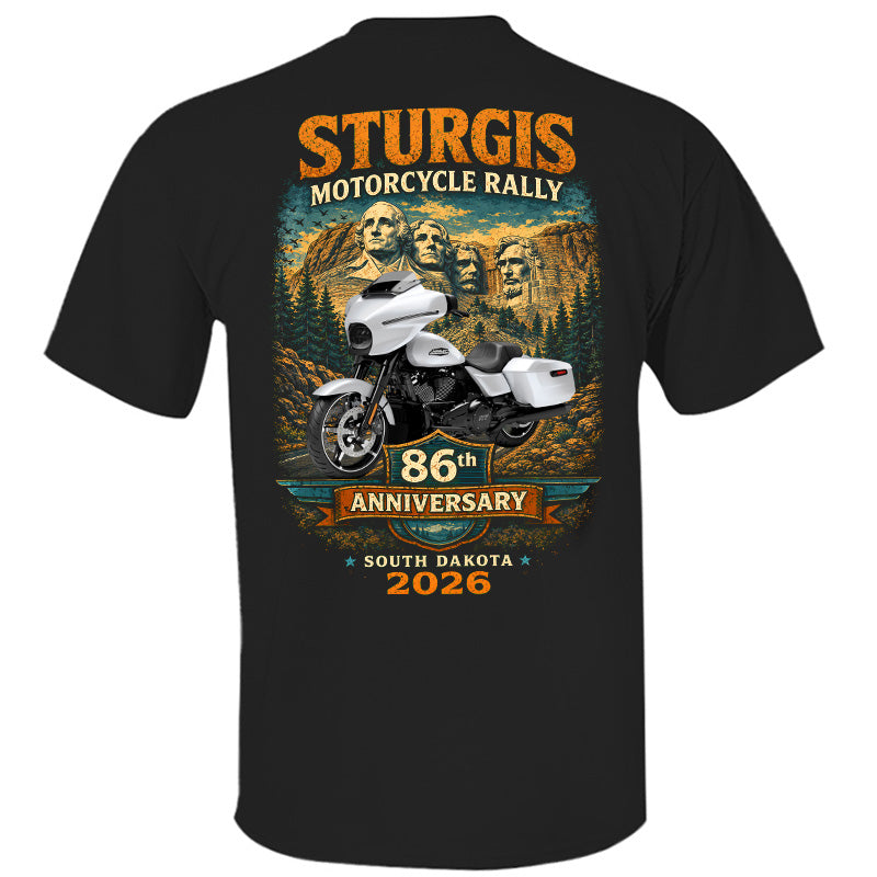 Celebrate 86th Anniversary -  2026 Sturgis Motorcycle Rally Black Hills Gold - Personalized Upload Vehicle Photo For Biker A2110 Pt99