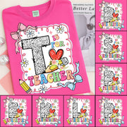 Preppy Teacher First Day of School Personalized Pre-k 1st/2nd/3rd/4th Grade,...Teacher Shirt A2110 Nh00