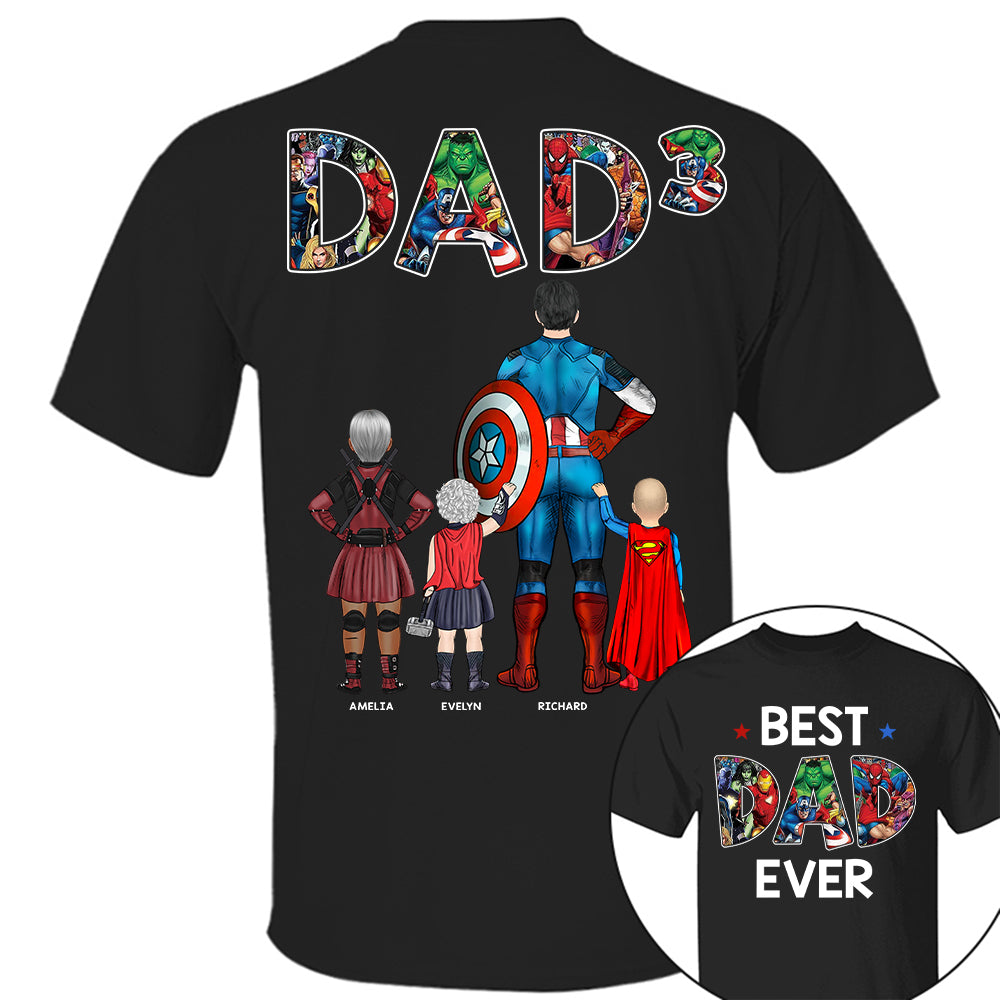 Best Dad Ever - Personalized Shirt Gifts For Dad  Hv01