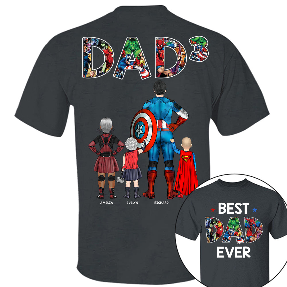 Best Dad Ever - Personalized Shirt Gifts For Dad  Hv01