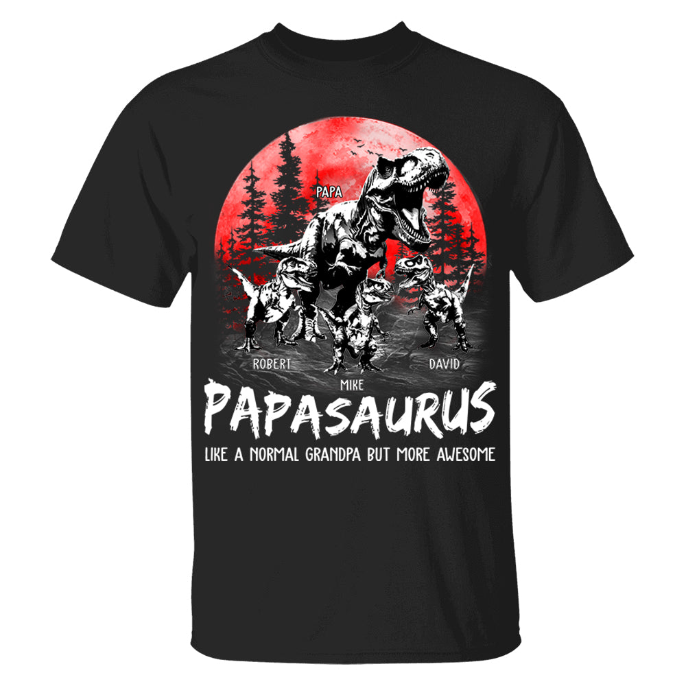 Custom Papasaurus Shirt, Father's Day Gift
