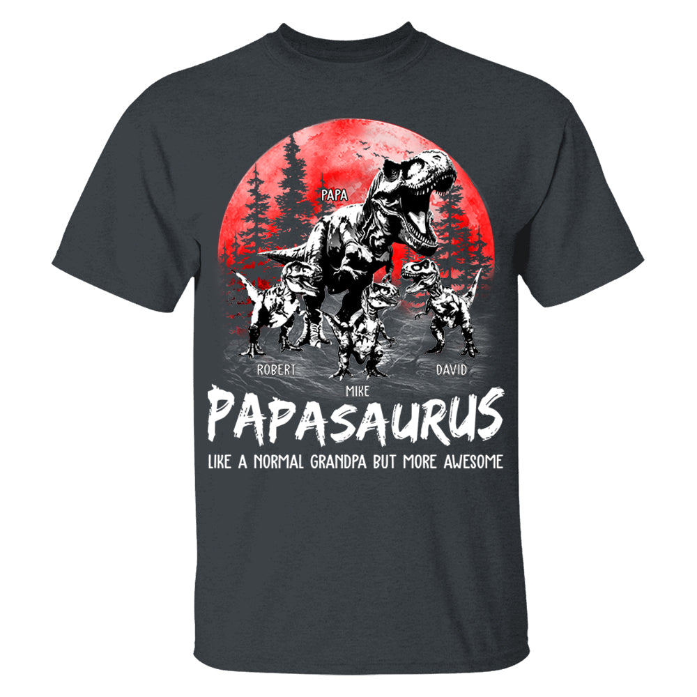 Custom Papasaurus Shirt, Father's Day Gift