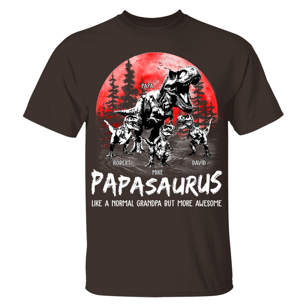Custom Papasaurus Shirt, Father's Day Gift