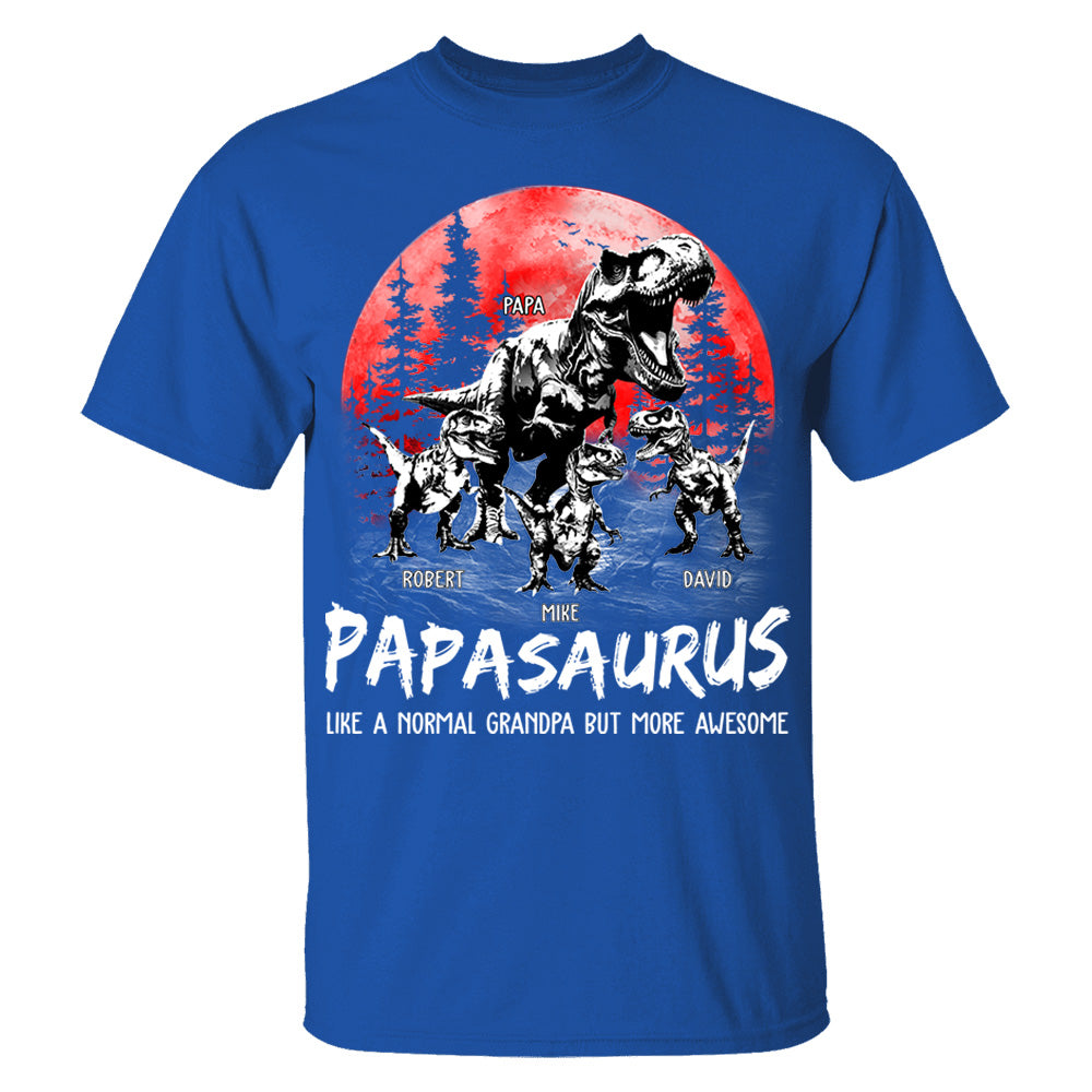 Custom Papasaurus Shirt, Father's Day Gift