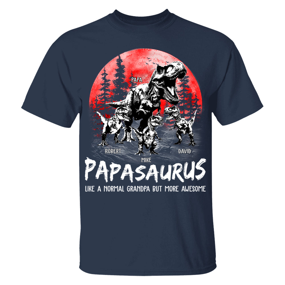 Custom Papasaurus Shirt, Father's Day Gift