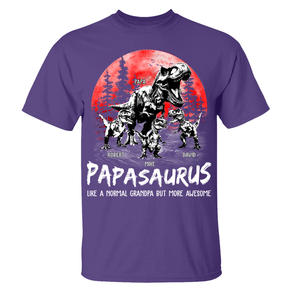 Custom Papasaurus Shirt, Father's Day Gift