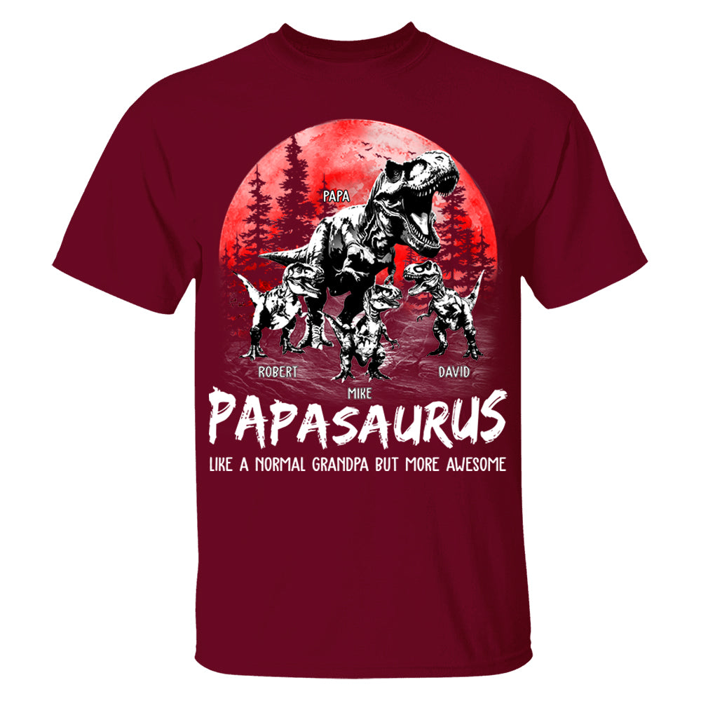 Custom Papasaurus Shirt, Father's Day Gift