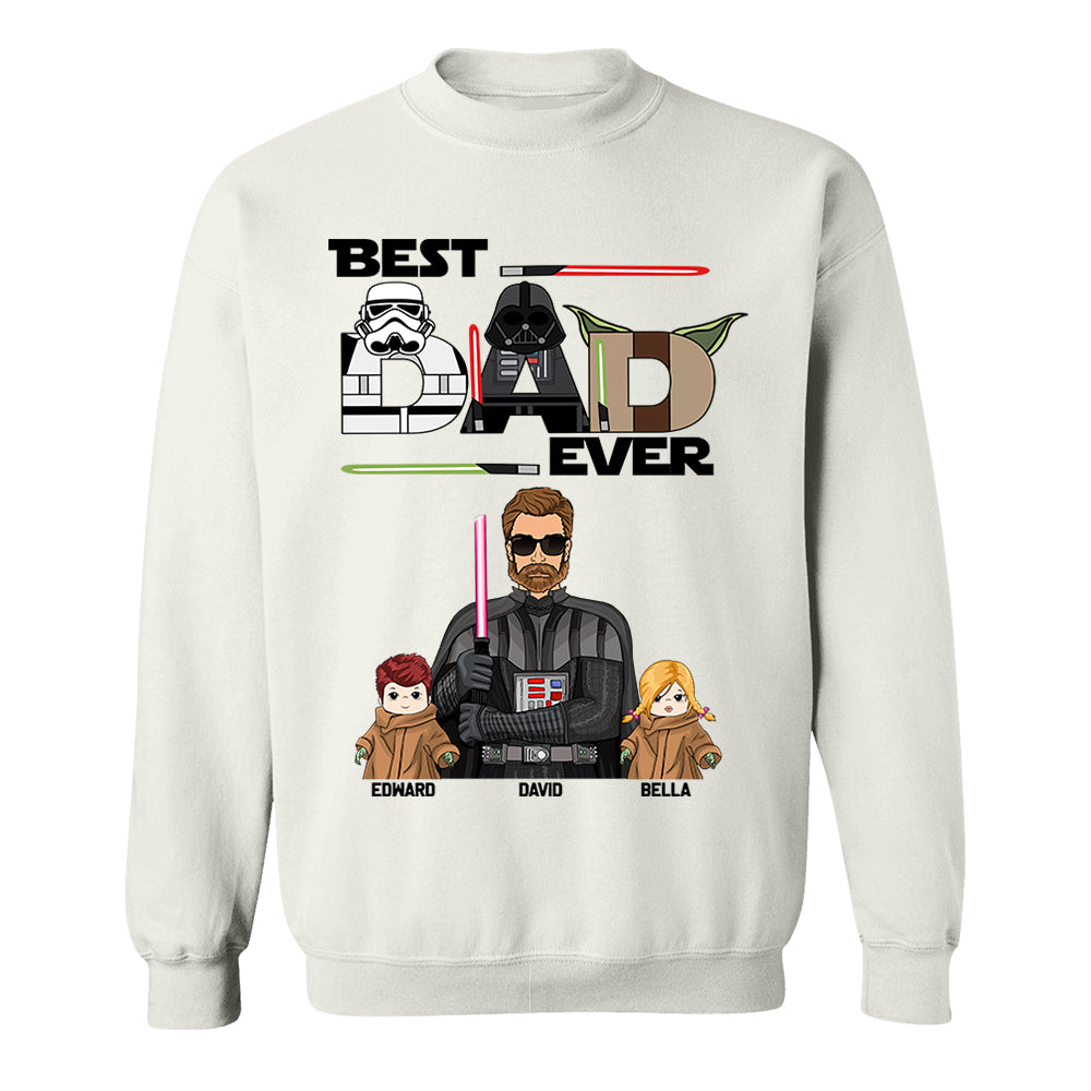 Personalized Best Dad Ever Shirt Gift For Dad - Custom Father's Day Gift