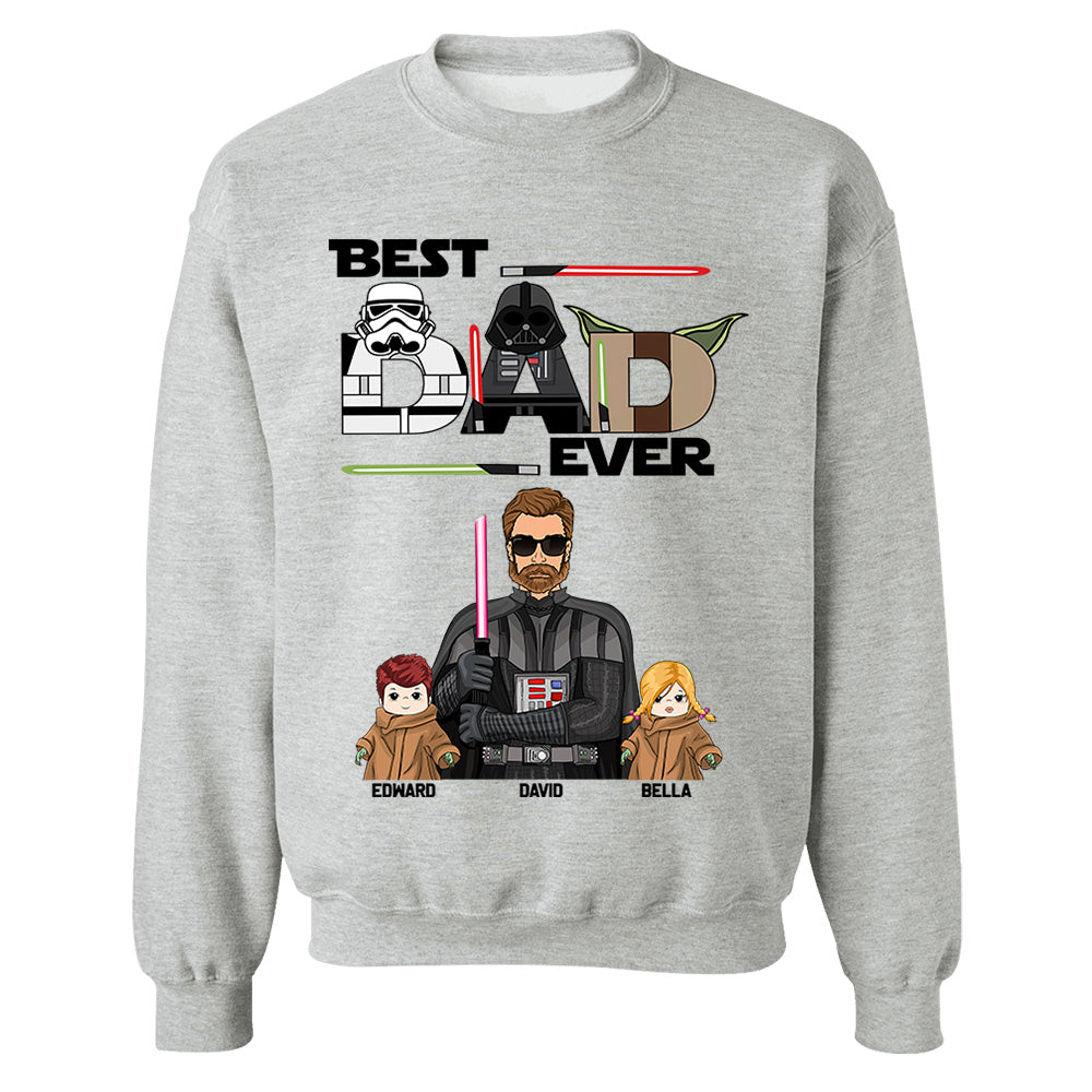 Personalized Best Dad Ever Shirt Gift For Dad - Custom Father's Day Gift