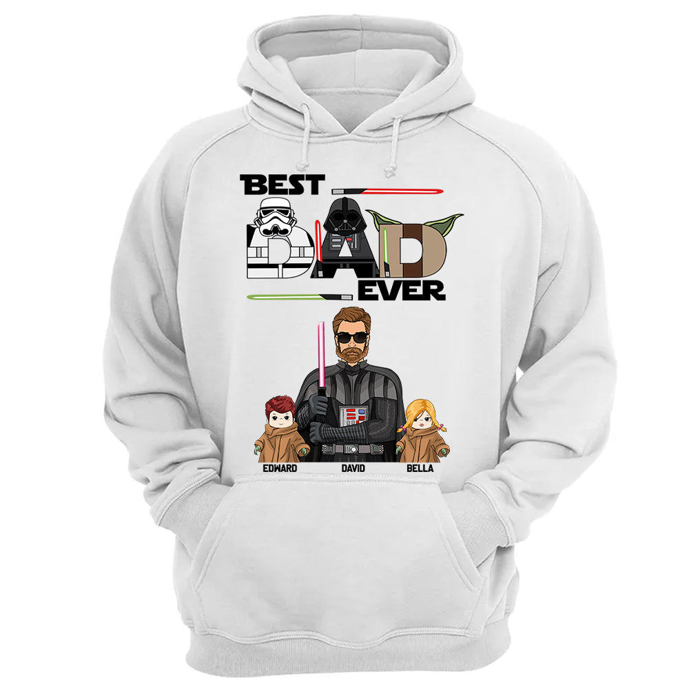 Personalized Best Dad Ever Shirt Gift For Dad - Custom Father's Day Gift