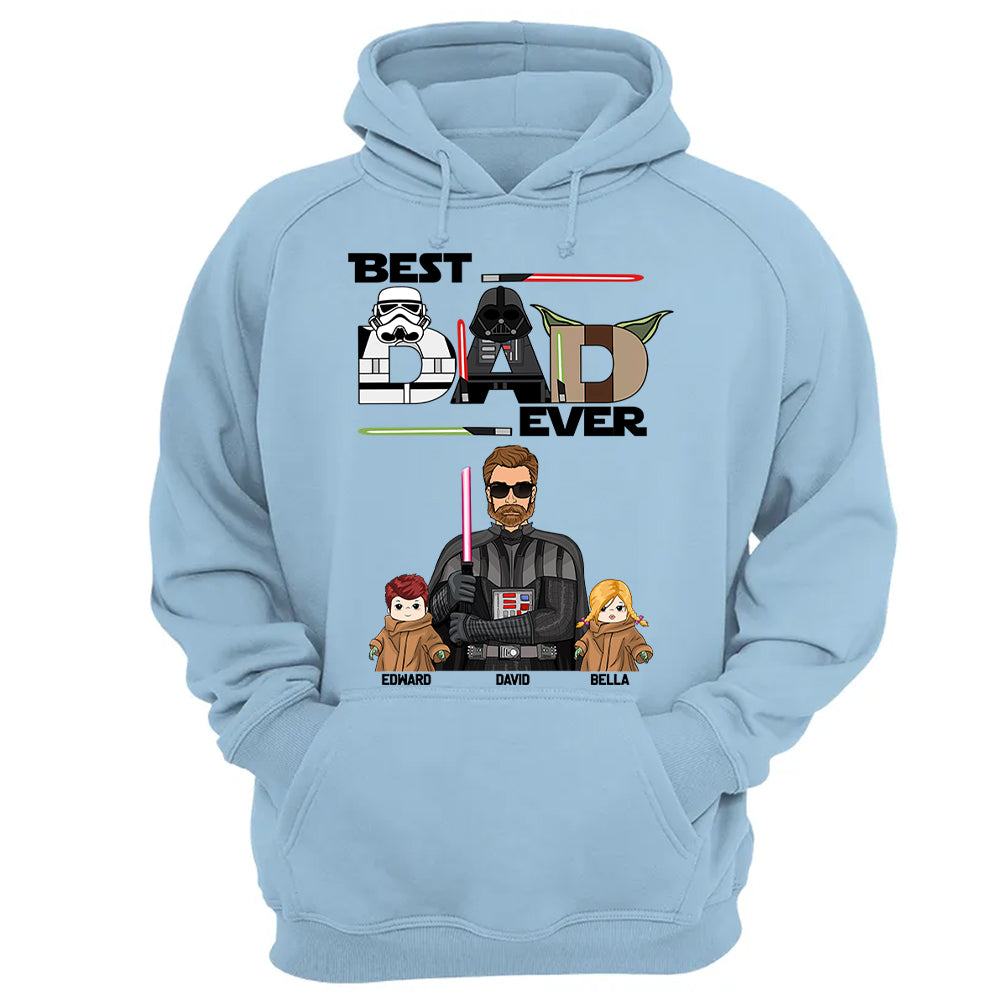 Personalized Best Dad Ever Shirt Gift For Dad - Custom Father's Day Gift