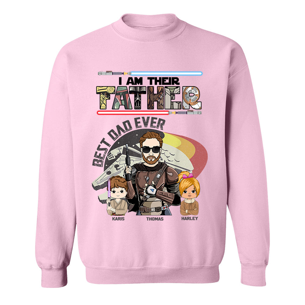 Best Dad Ever - I Am Their Father Personalized Shirt Gift For Dad - Custom Father's Day Gift 2026 T24