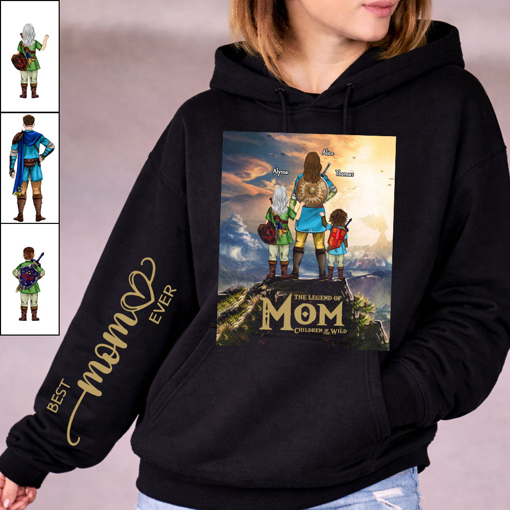 Personalized Shirt The Legend of Mom Children Of The Wild Shirt, Best Mom Ever, The Best Mom in the Kingdom Mother's 2026 Vr2 MI209 Nh00