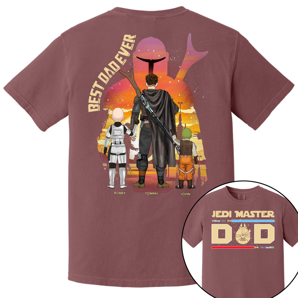 Jedi Master Dad - Personalized Shirt For Dad Pt99