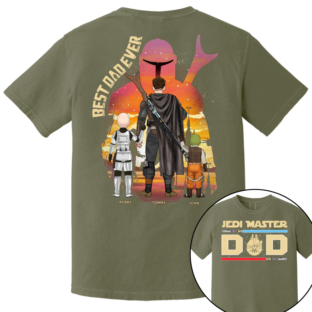 Jedi Master Dad - Personalized Shirt For Dad Pt99