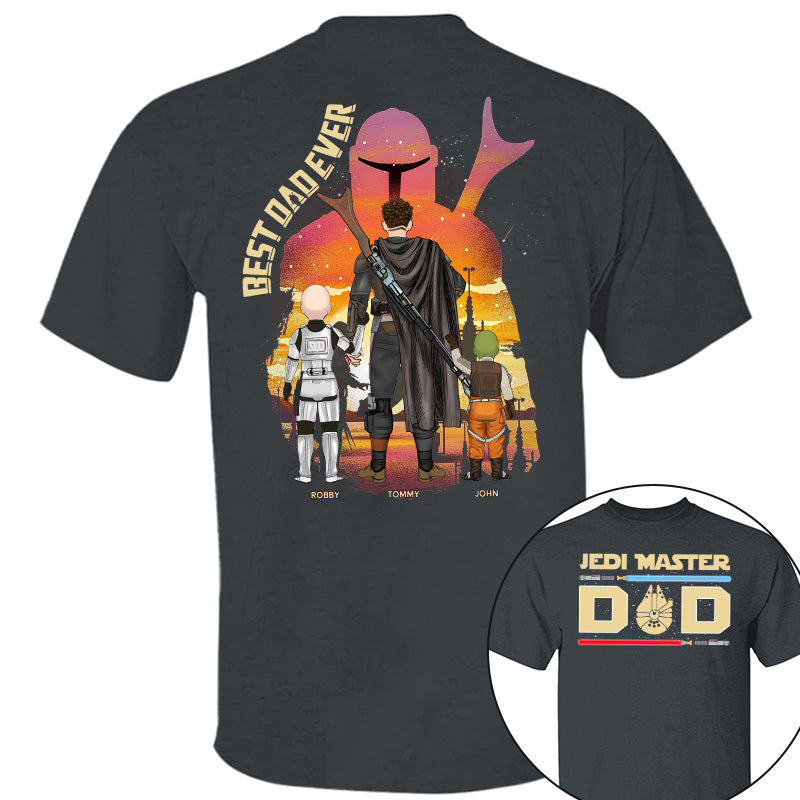 Jedi Master Dad - Personalized Shirt For Dad Pt99