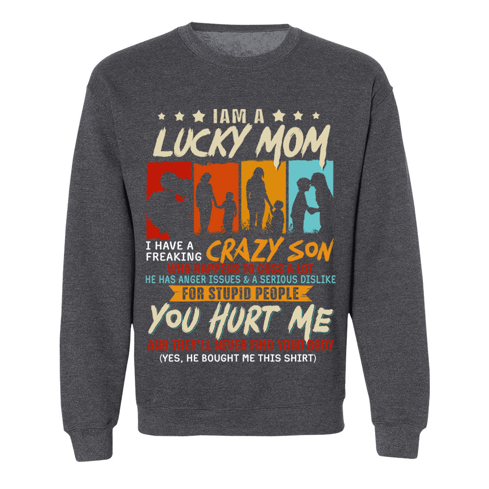 I Am A Lucky Mom I Have A Freaking Awesome Son Shirt Gift For Mom From Son - Mother’s Day Gift