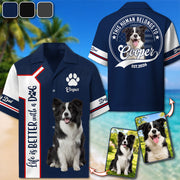 Life Is Better With A Dog, Personalized Hawaiian Shirt, Custom Photo Dog For Dog Lover T1807 Pt99