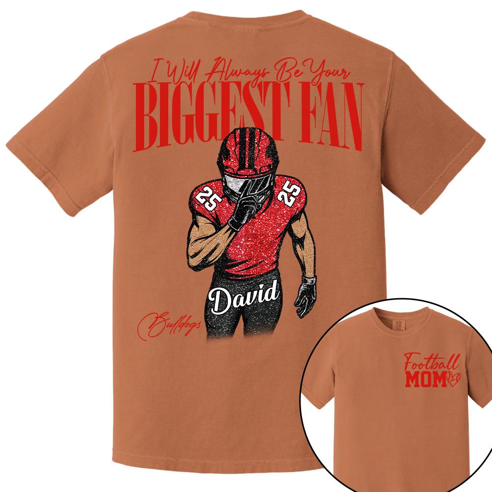 I'll Always Be Your Biggest Fan - Washed Tee Retro Bootleg Shirt For Football Players Na02 Hv01